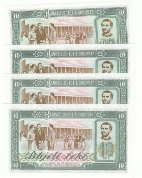 ALBANIA 10 Leke 1976 !!UNC!!! P#43 LOT 4 PC