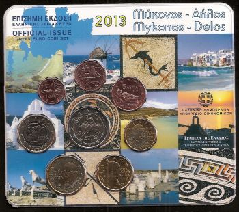 Greece: Blister 2013 MYKONOS-DELOS BU!