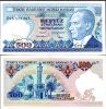Turkey 500 Lira 1970 Unc P.195