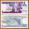 Turkey, 1 New Lira L. 1970 (2005), P-216, Unc