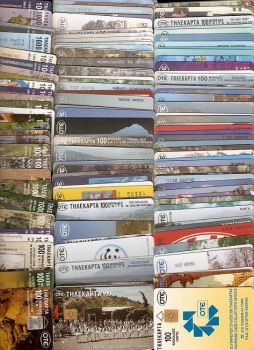 GREECE 500 TELECARDS DIFFERENT USED