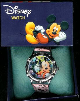 Disney Mickey Watch Wristwatch with box  (CODE # 109)