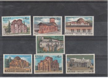 GREECE 1972 - MONASTERIES AND CHURCHES MNH**