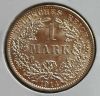 GERMANY 1914 A 1 MARK SILVER UNC