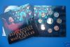 Greece Official Bu Set 9 Coins ( Includes 10E Silver Proof Coin) 2007 '' M. Callas''