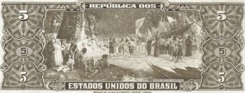 BRAZIL 5 CRUZEIROS 1962