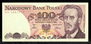 Poland 100 Zloty 1986