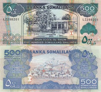Somaliland 500 Shillings 2011