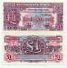 BRITISH ARMED FORCES ONE POUND NOTE - SPECIAL MILITARY VOUCHER - 2ND SERIES 1948