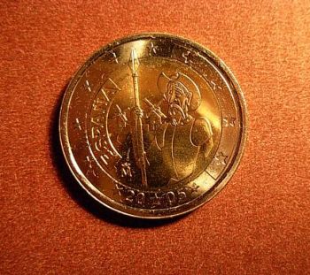 Spain 2 euro 2005 CC 4th centenary of the first edition of Miguel de Cervantes’