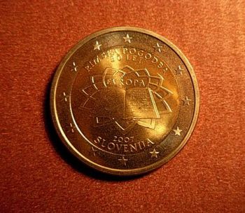 Slovenia  2 euro  2007 CC  ToR  UNC