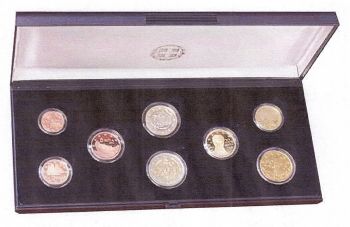 Greece: First Official issue Proof set 2011 in case with C.O.A! BU