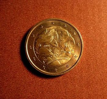 Italy 2 euro 2008 CC    60th anniversary of the Universal Declaration of Human Rights