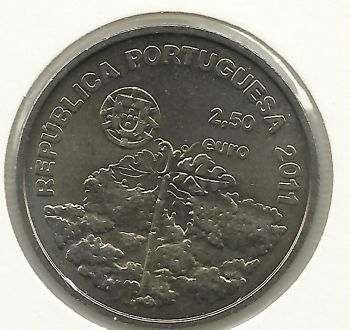 2.5 EUROS-VINHAS ILHA DO PICO-2011-COPPER-NICKEL-UNC