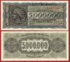 Greece , 5.000.000 Drachmas 1943 , Pick:128a , Condition:UNC
