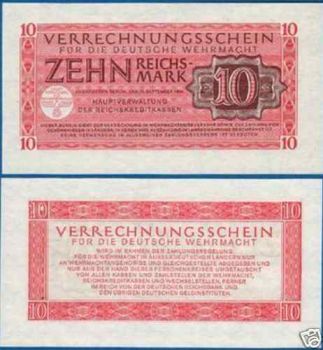 GERMANY (Deutsches Reich) 10 MARK 1944 P-M40 UNC.