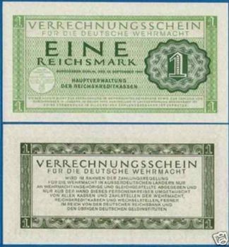 GERMANY (Deutsches Reich) 1 MARK 1944 P-M38 UNC.