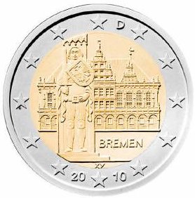 germany 2 euro 2010