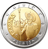 spain 2 euro 2005