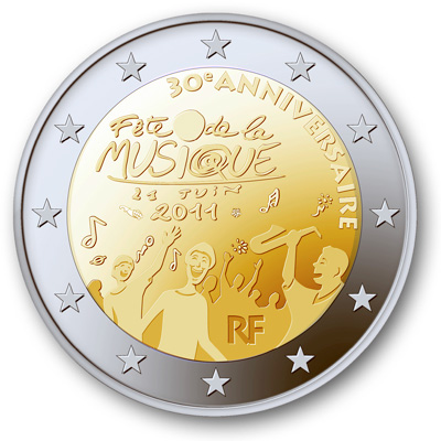 France 2 euro 2011