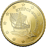 Euro coin cyprus