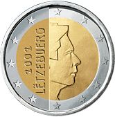 luxembourg euro coins 2 euro