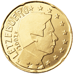 luxembourg euro coins 20 cent