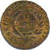 greek coins - 1 lepto 1830