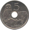 greek coins - 5 lepta 1912