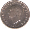 king paul coins - 2 drachmas 1967