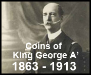 coins of king george 1862 - 1912