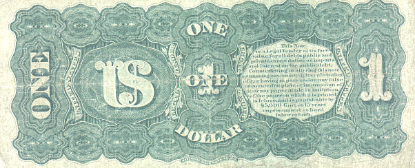 us banknotes - one dollar