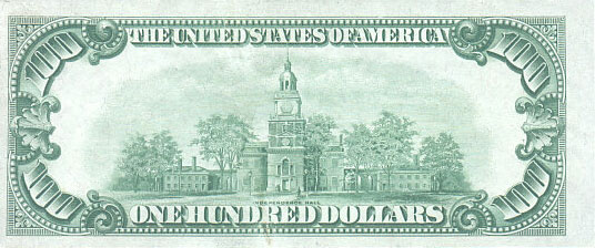 us banknotes - one Hundred dollars