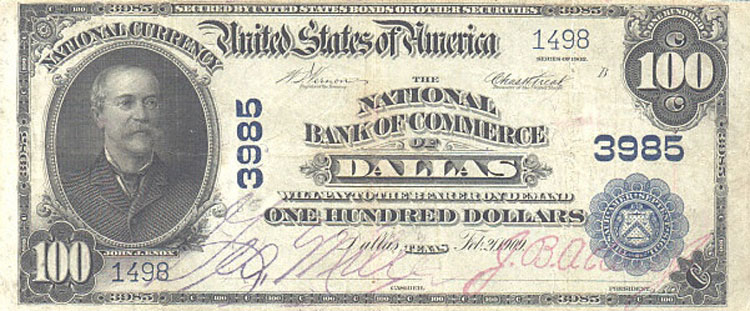 us banknotes - one Hundred dollars